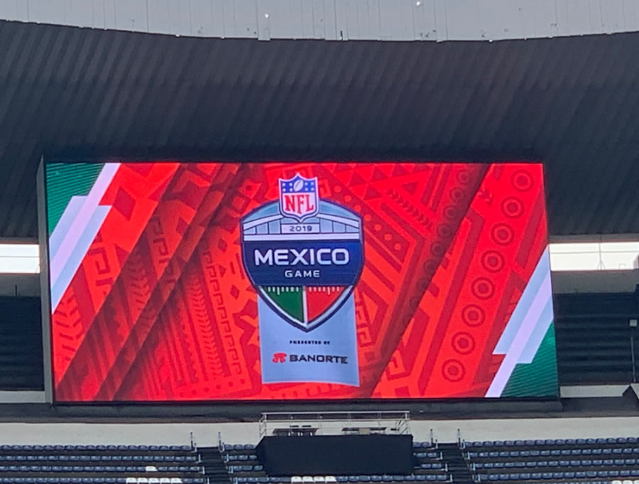 Ya se hicieron las pruebas en las pantallas del Estadio Azteca. @LaurettiLuis