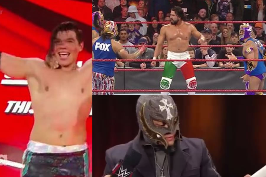 Los Mexicanos en WWE se preparan para una gran noche. (Foto: WWE)