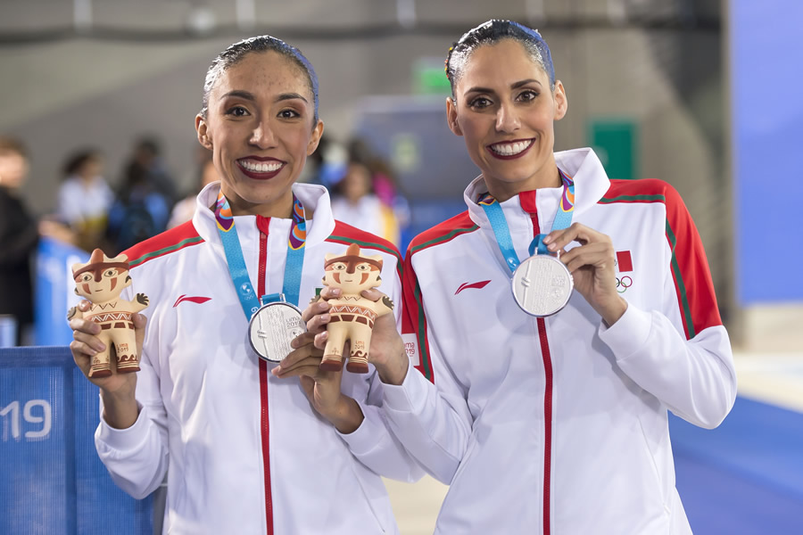 Nuria Diosdado y Joana Jiménez: Ambas estarán en los Olímpicos gracias a la medalla de Plata en Dueto de Nado Sincronizado conseguida en Panamericanos