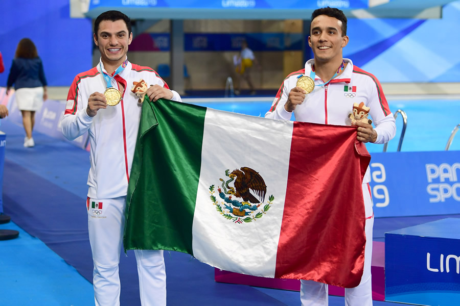 Trampolín 3mts Sincronizado Varonil Juan Celaya y Yahel Castillo (falta definir quien usará la plaza).  (Mexsport)