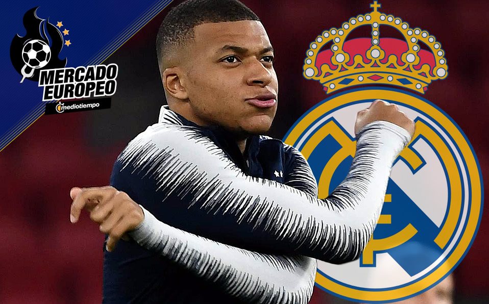 Kylian Mbappé nuevamente suena como la prioridad para el Real Madrid. (AFP)