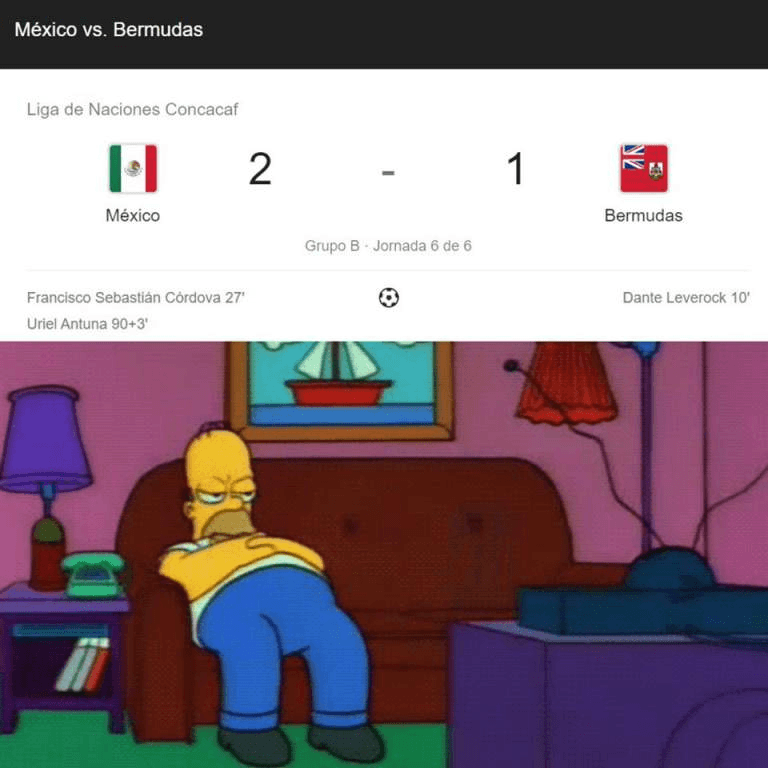Nadie sonrió con el juego de México, pero los memes están para quitarte el mal humor.