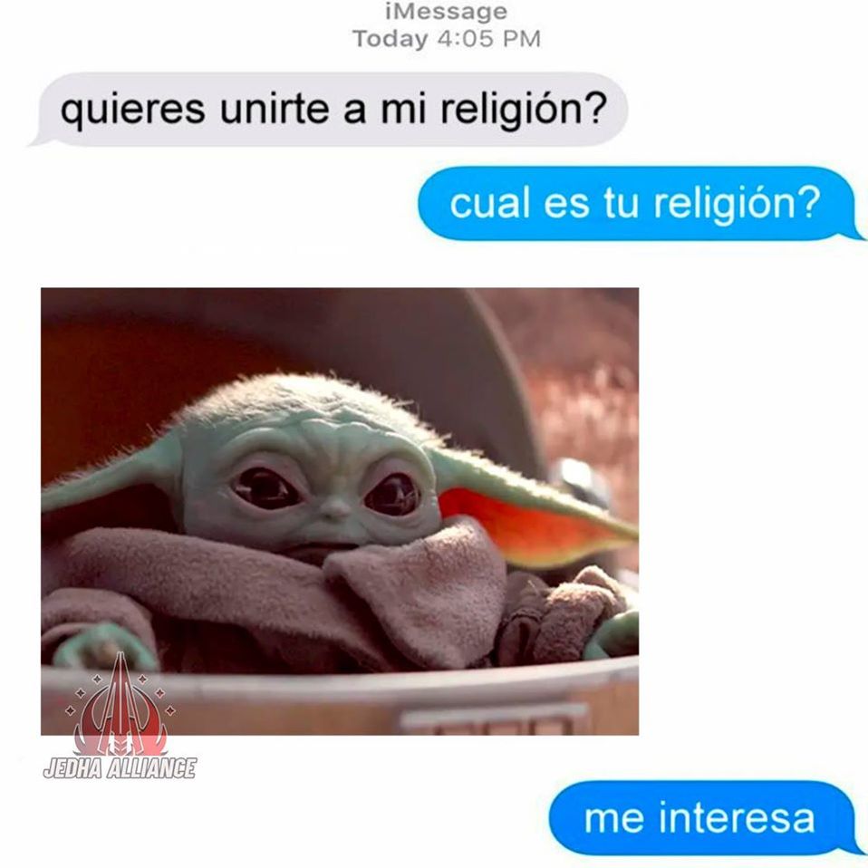 Baby Yoda es lo más tierno que verás en Internet.