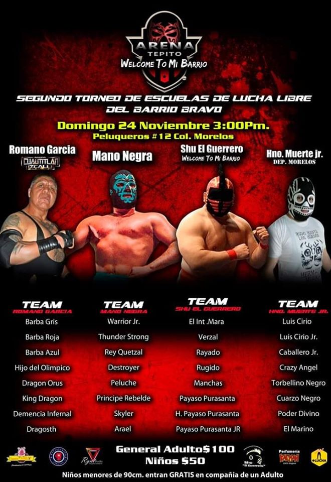 Eventos de lucha libre de la semana.