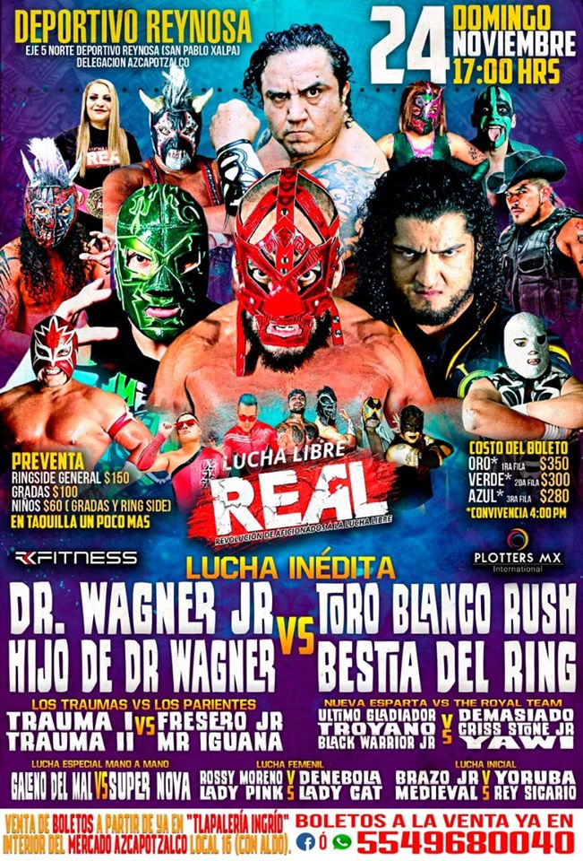 Eventos de lucha libre de la semana.