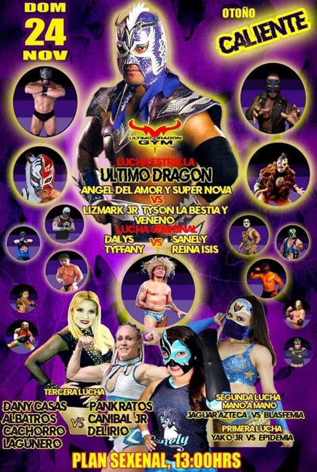 Eventos de lucha libre de la semana.