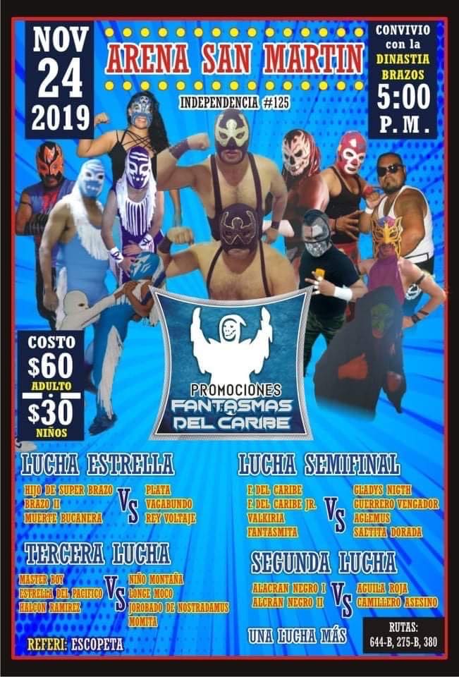 Eventos de lucha libre de la semana.