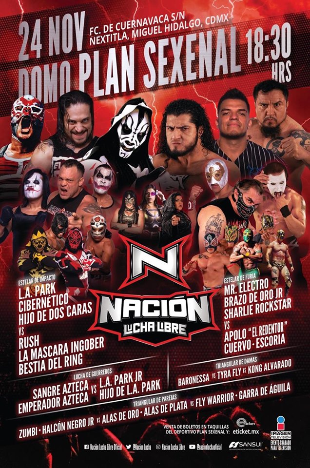 Eventos de lucha libre de la semana.