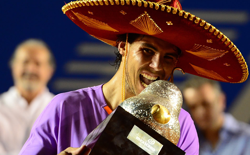 Rafa Nadal es la leyenda del tenis más ligada a México, con dos campeonatos del AMT. (Mexsport)