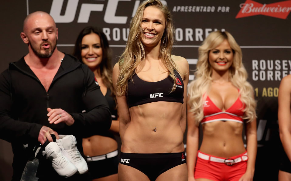 La mujer que puso a UFC en el mapa, Ronda Rpusey estuvo en 2018 en tierra azteca, pero con WWE. (Zimbio)