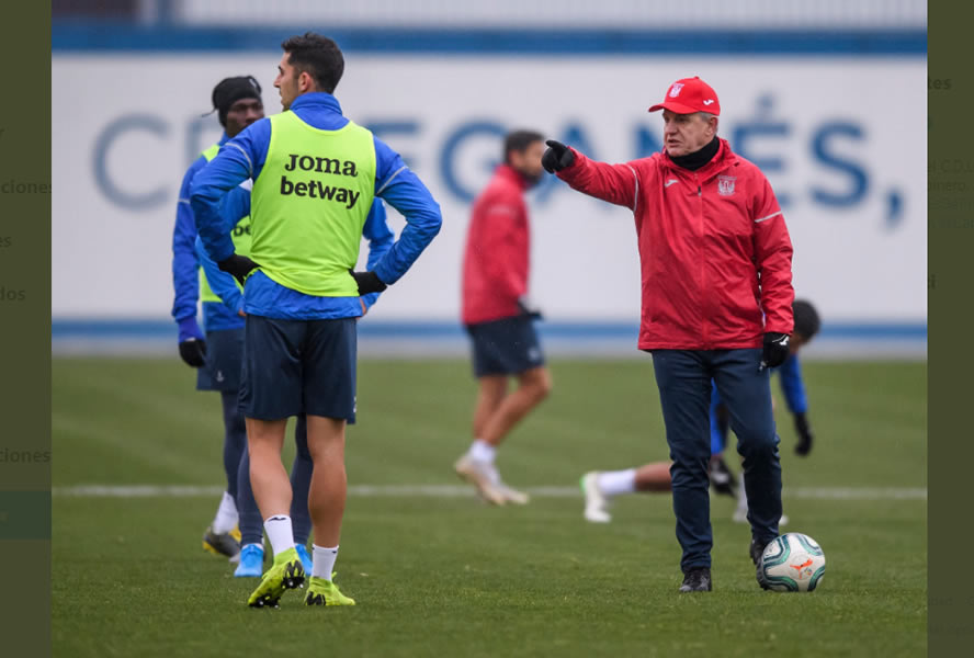 El Leganés del Vasco se enfrenta el fin de semana al Barcelona. FOTO: @CDLeganes