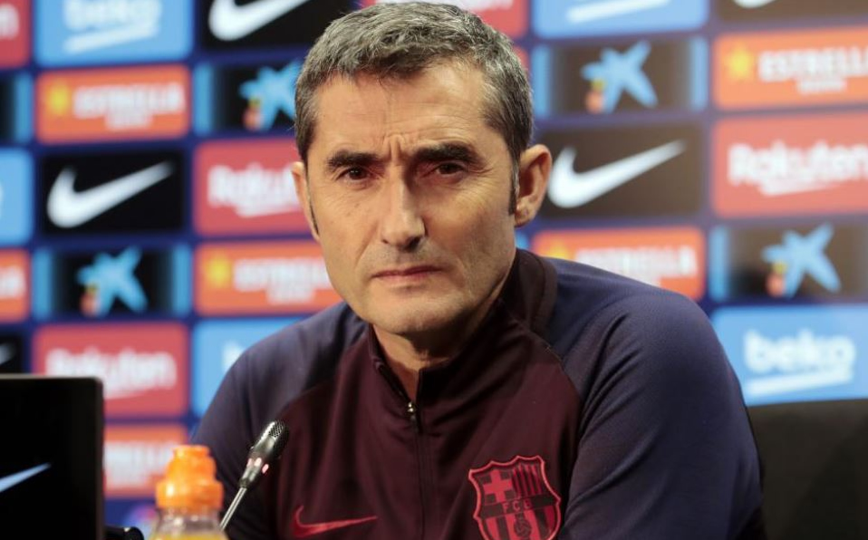 Ernesto Valverde se deshace en elogios para el mexicano Javier Aguirre (Twitter @FCBarcelona_es)