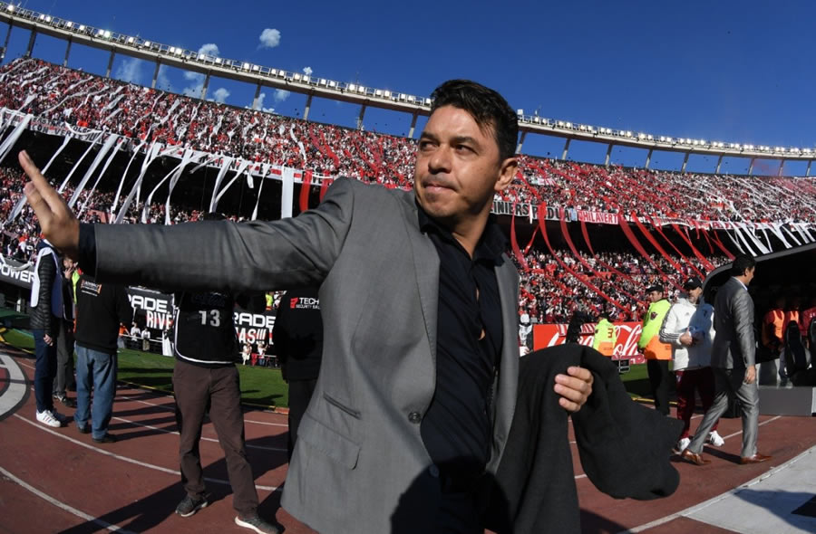 Gallardo ha disputado tres Finales de la Copa Libertadores, una como jugador y dos como DT. FOTO: @RiverPlate