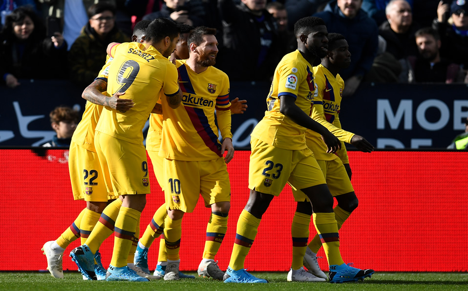 El Barcelona evitó el bochorno en Butarque (AFP)