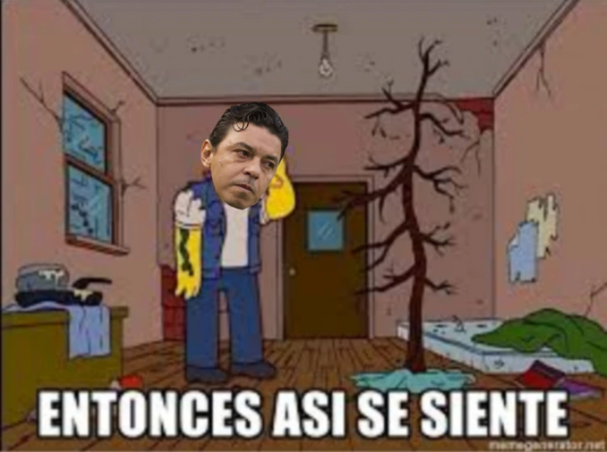 Flamengo es campeón y las risas son contra River.
