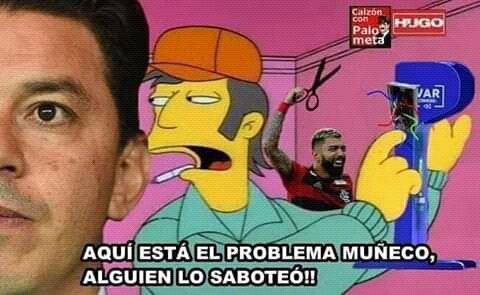 Flamengo es campeón y las risas son contra River.