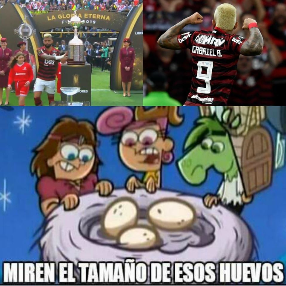 Flamengo es campeón y las risas son contra River.