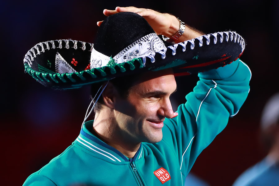 Roger Federer agradeció el cariño que recibió en México. (Foto: Imago 7)