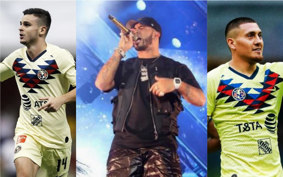 Los atacantes del América estuvieron en lugares de privilegio durante el Flow Fest en la Ciudad de México