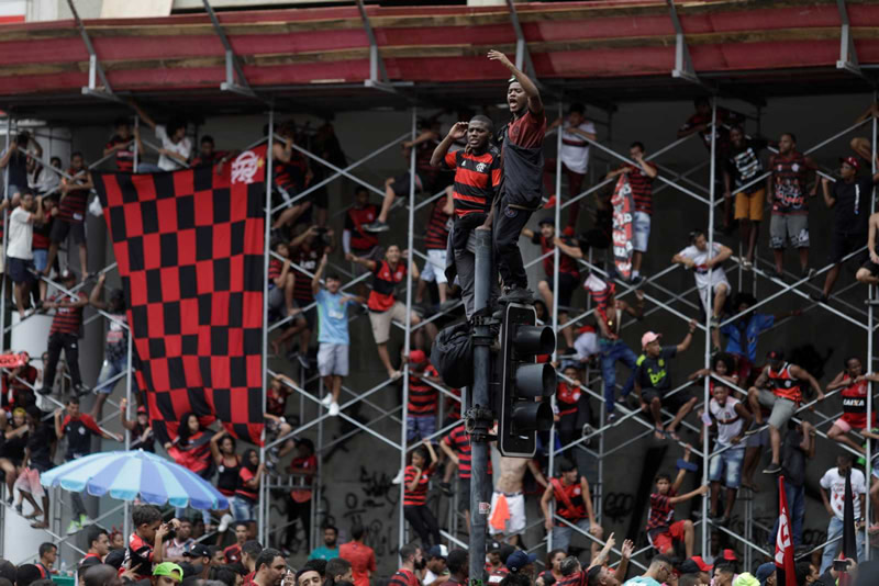 Las mejores imágenes del inolvidable festejo del Flamengo en Río de Janiero por la Libertadores.