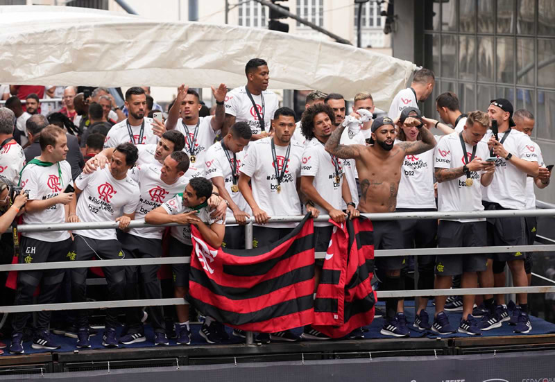 Las mejores imágenes del inolvidable festejo del Flamengo en Río de Janiero por la Libertadores.