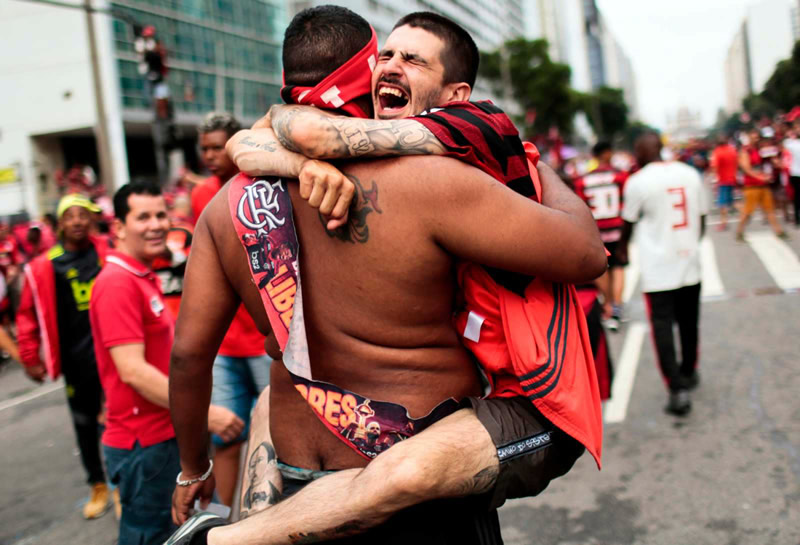 Las mejores imágenes del inolvidable festejo del Flamengo en Río de Janiero por la Libertadores.