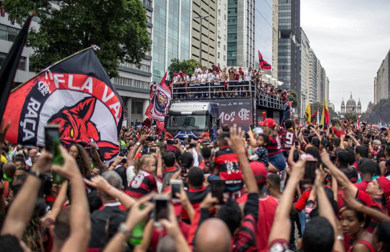 Flamengo Campeón Libertadores: Fotos del increíble desfile en Brasil