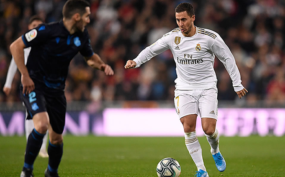Hazard tratará de convencer a Mbappé de vestirse de blanco. (AFP)