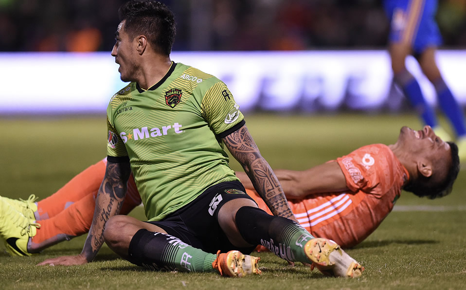 Darío Lezcano (FC Juiárez) es el delantero con más faltas de la Liga MX con 35.