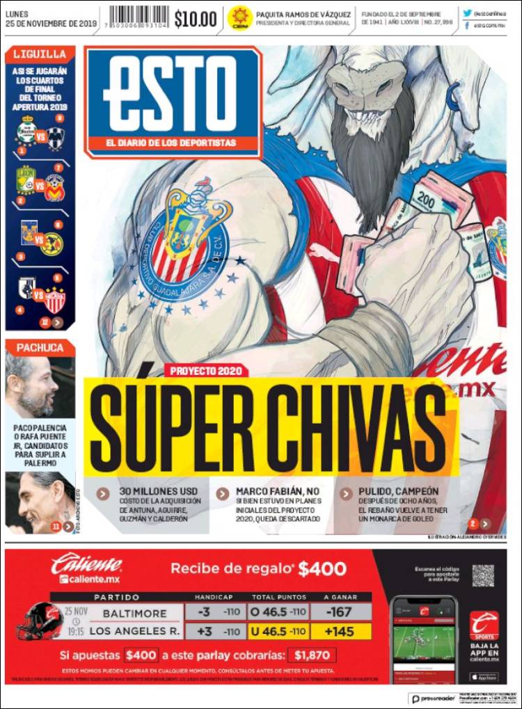 Las mejores portadas deportivas.