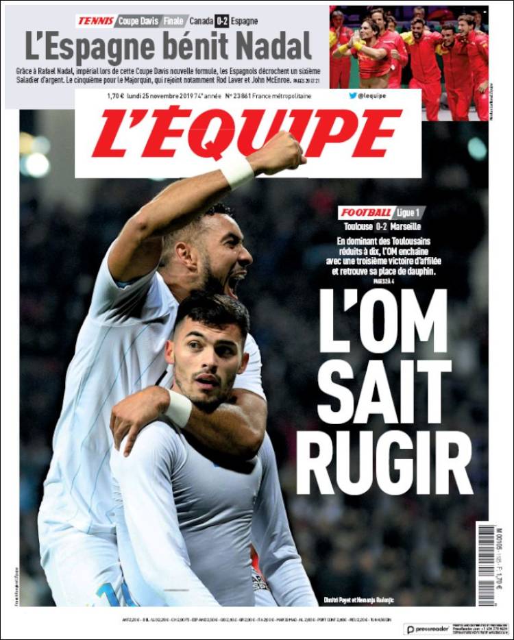 Las mejores portadas deportivas.