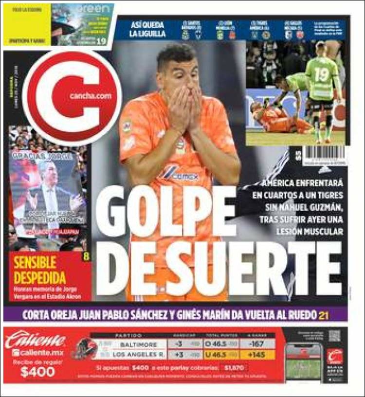 Las mejores portadas deportivas.