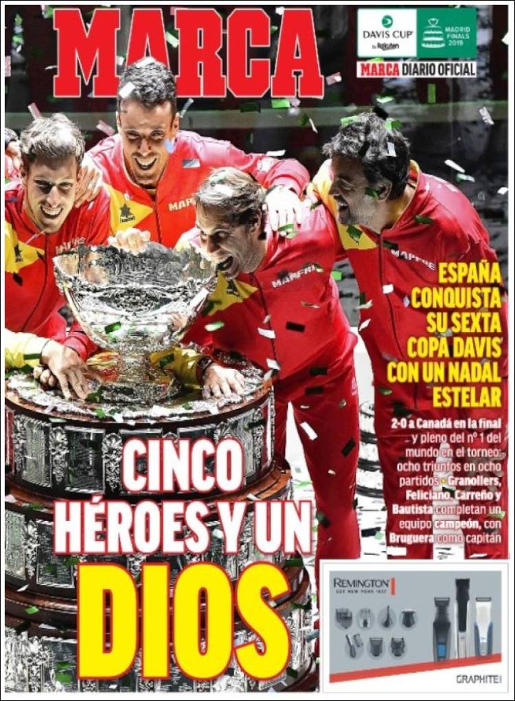 Las mejores portadas deportivas.