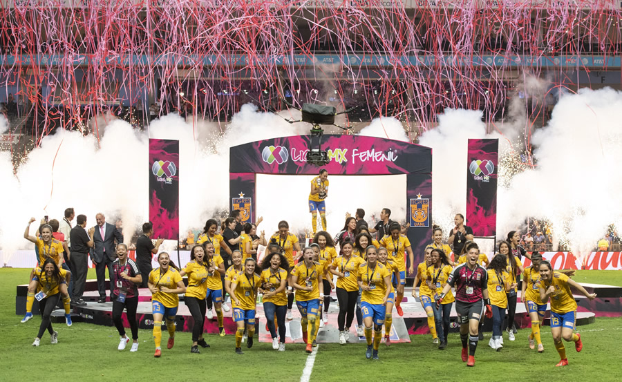 Tigres alzó el título en el Gigante de Acero el pasado Clausura 2019. (Foto: Mexsport)
