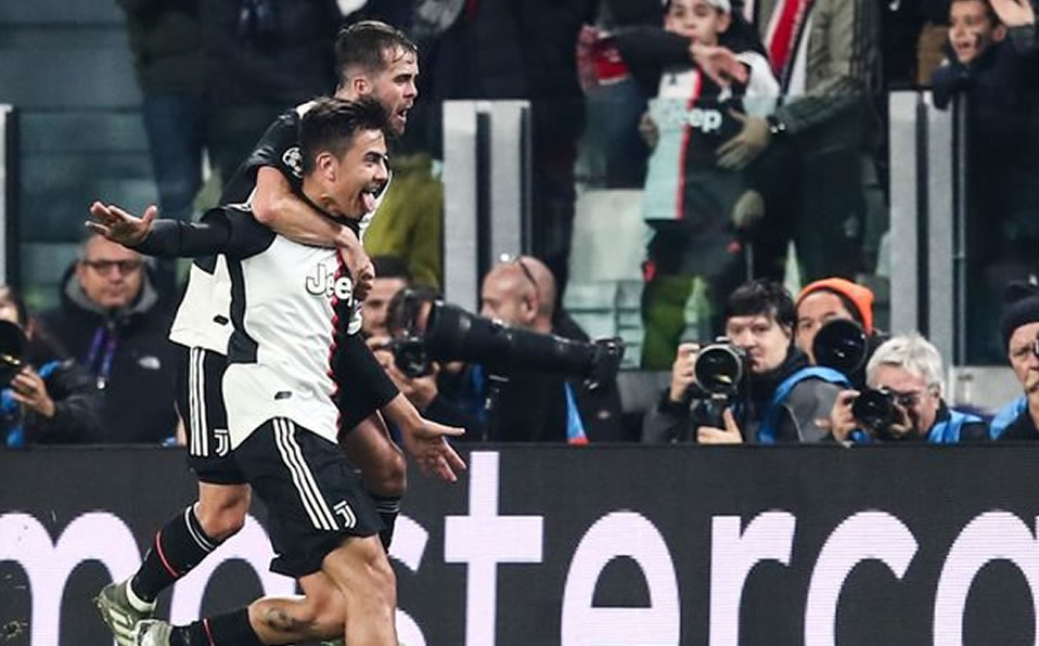 La celebración de Dybala. (AFP)