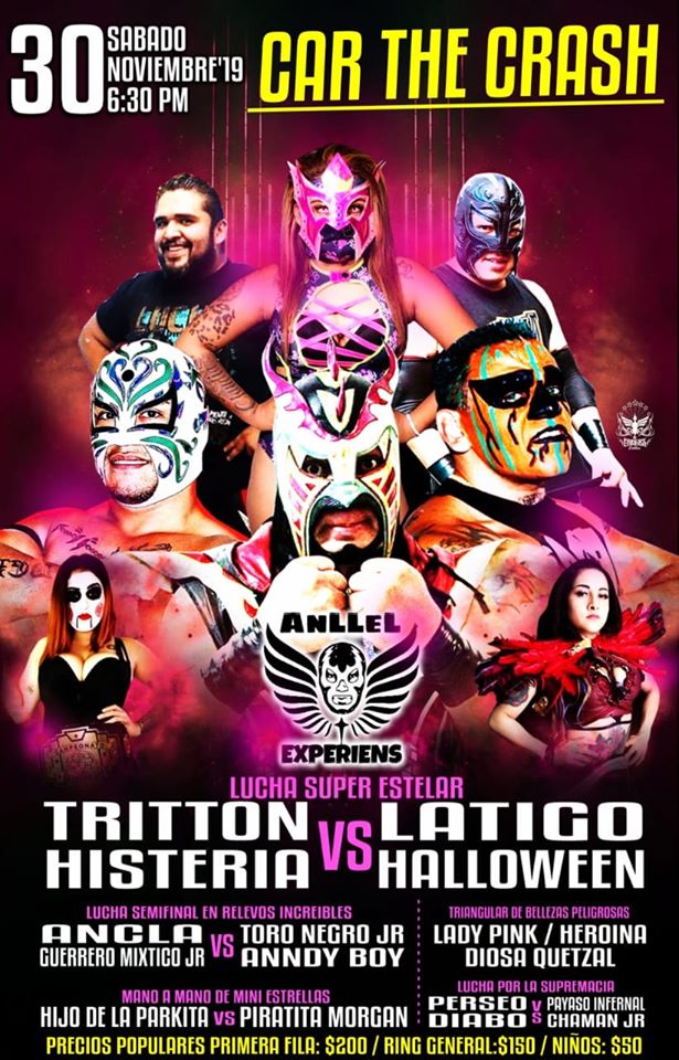 Carteleras de lucha libre 28 de noviembre al 4 de diciembre