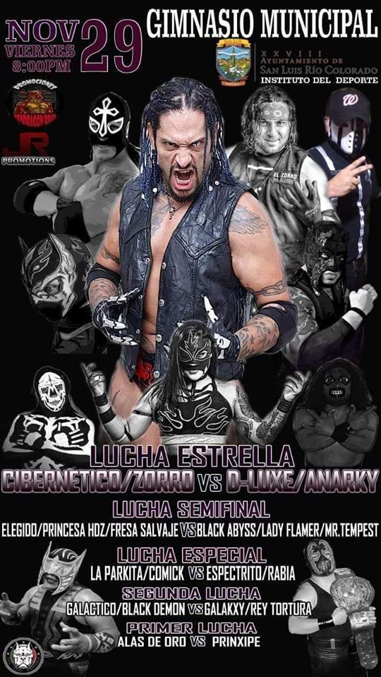 Carteleras de lucha libre 28 de noviembre al 4 de diciembre