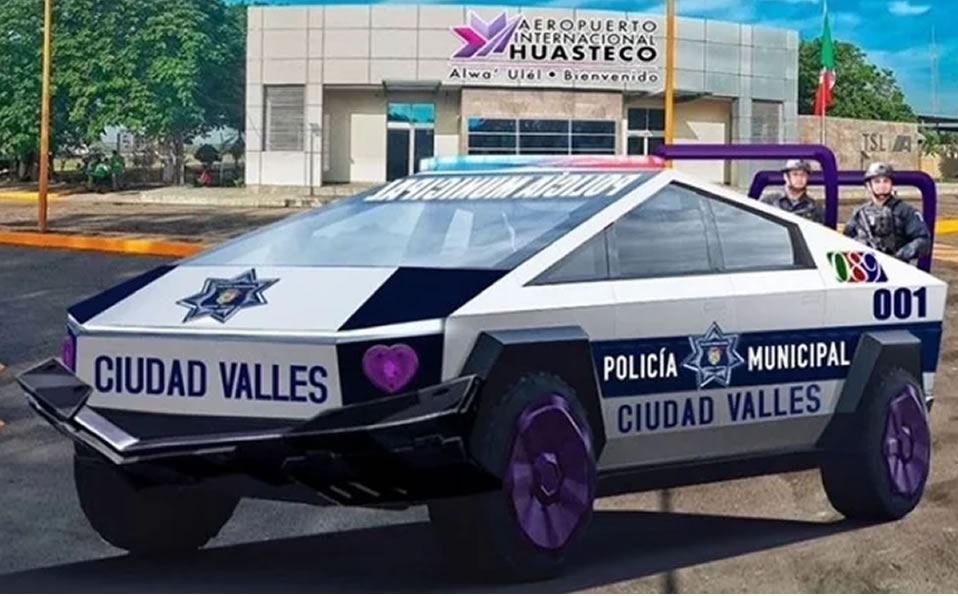 Así lucirán las patrullas en San Luis Potosi. (ayuntamientoCiudadValles)