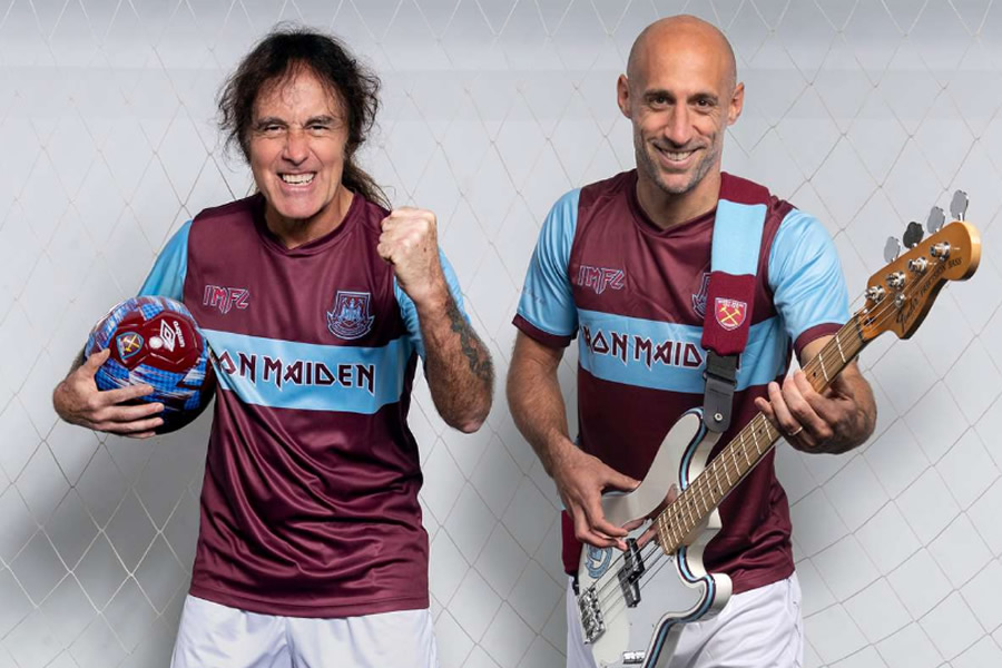 Playera Iron Maiden y West Ham