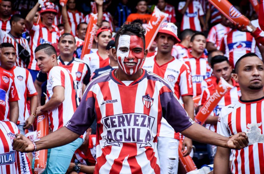 La afición de Junior quiere ver a su equipo ganar el título por tercera vez consecutiva.