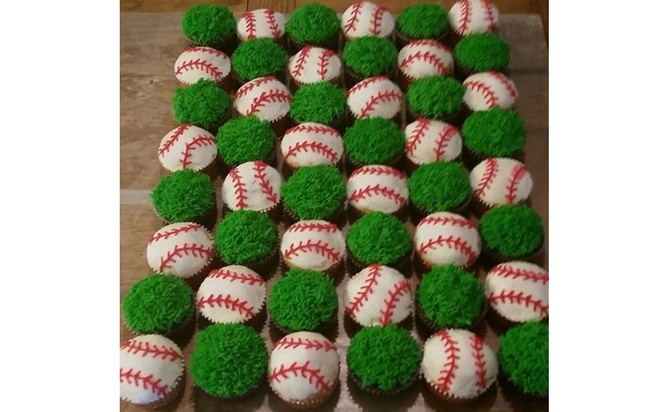 Claro, los cupcakes no podían faltar en estas fotos