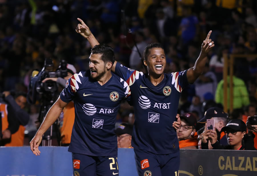 Giovani dos Santos se hizo presente en el duelo ante los felinos al marcar un gol. FOTO: Imago7.
