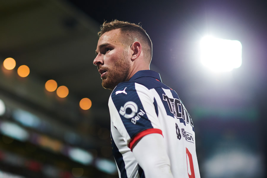 Vincent Janssen, el héroe de Rayados en la serie ante Santos. (Fotos: Mexspor e Imago 7)