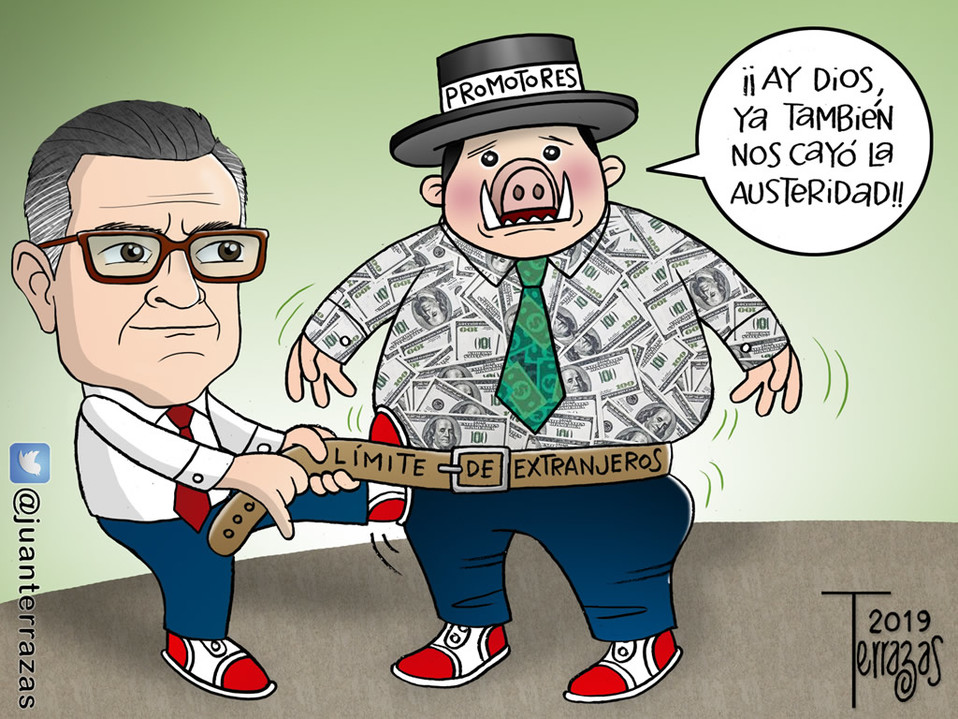 El cinturón de los promotores