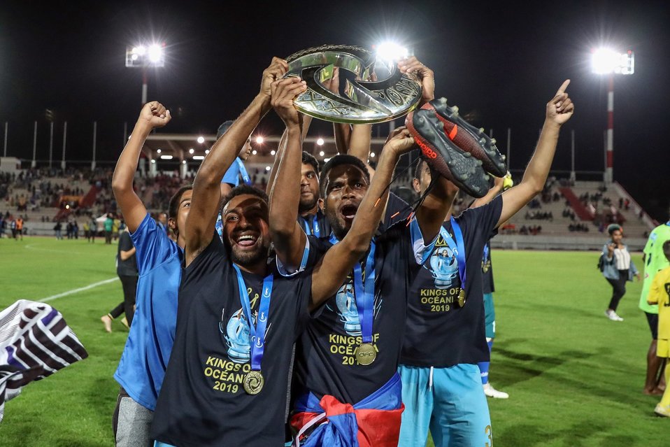 Hienghène Sport de Nueva Caledonia.