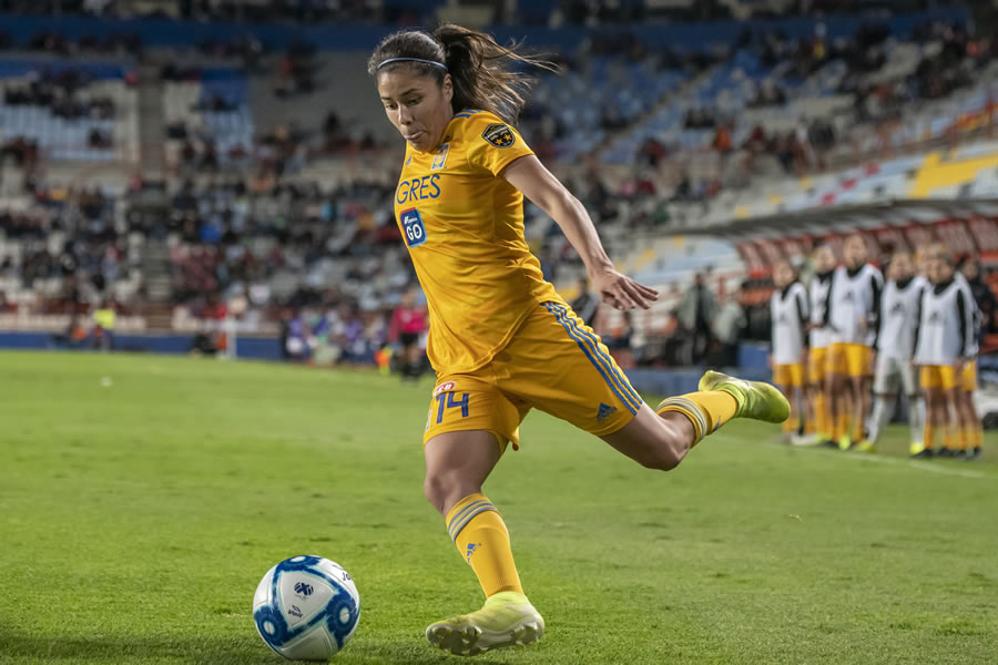 Lizbeth Ovalle suma nueve anotaciones con las felinas en este A2019. FOTO: Mexsport.