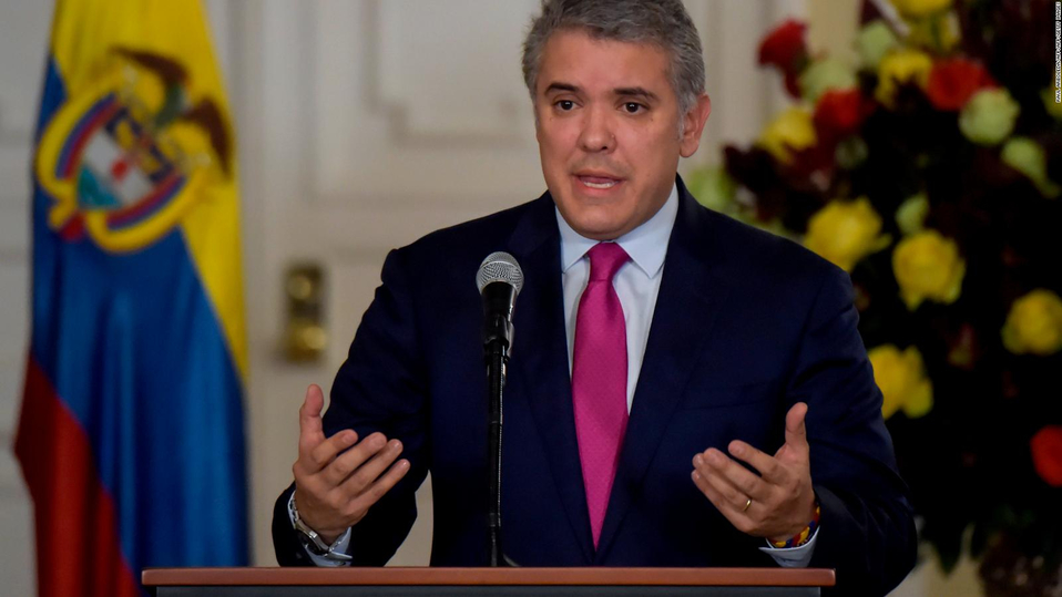 Iván Duque, presidente de Colombia e hincha de América de Cali.