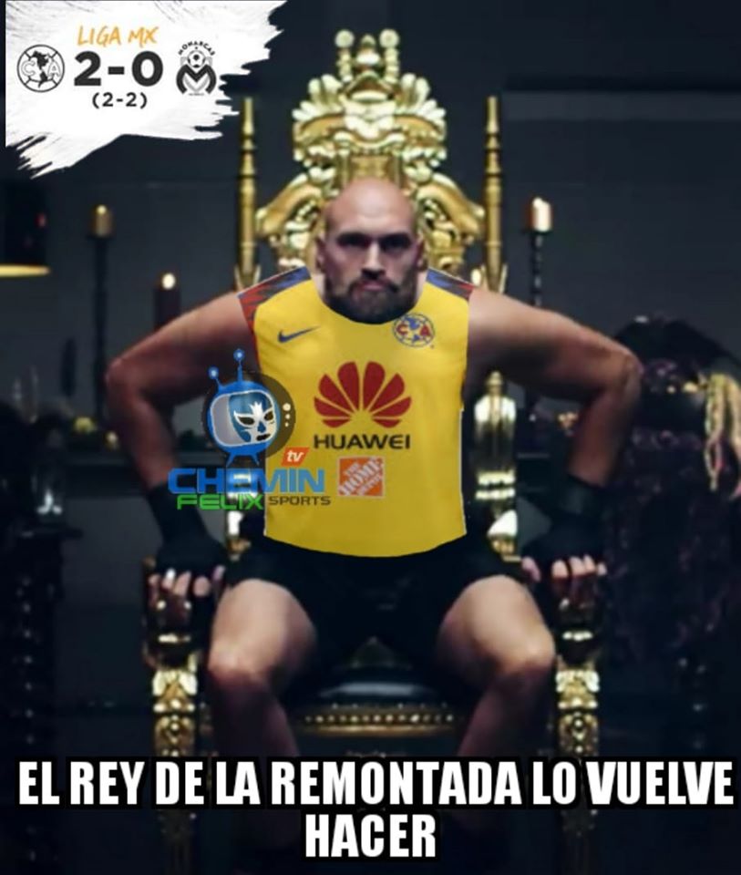 ¡Saluden al Rey de las Remontadas! Los memes del América y su pase a la Final del A2019.