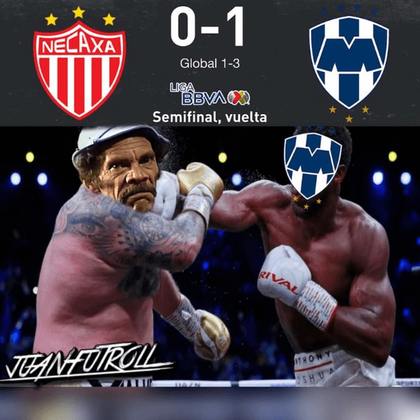 Los mejores memes del Necaxa vs Monterrey; Rayados es finalista.