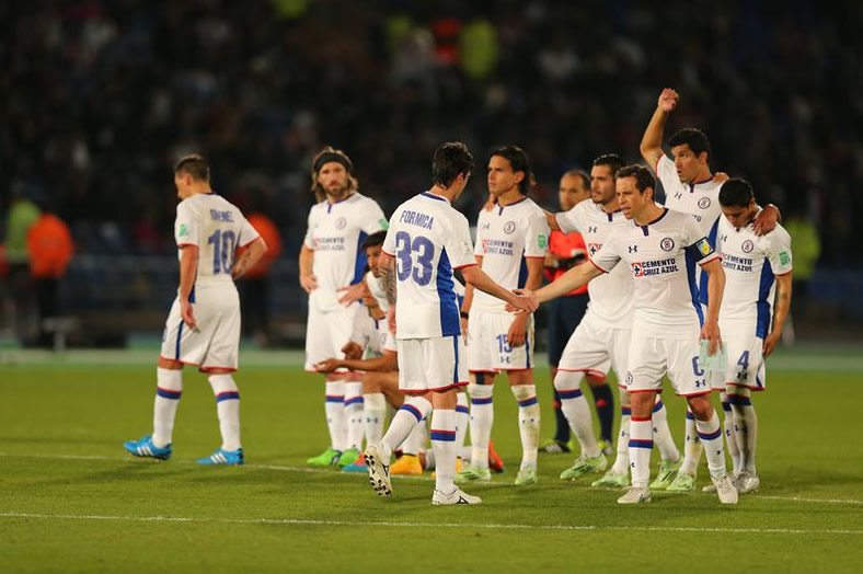 Para 2014 Cruz Azul se quedó en el puesto número cinco.